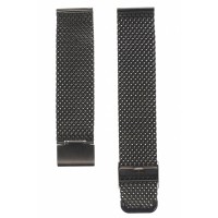 Curea de ceas din metal, 22 mm x 18 cm, negru - 300X22NEGRU